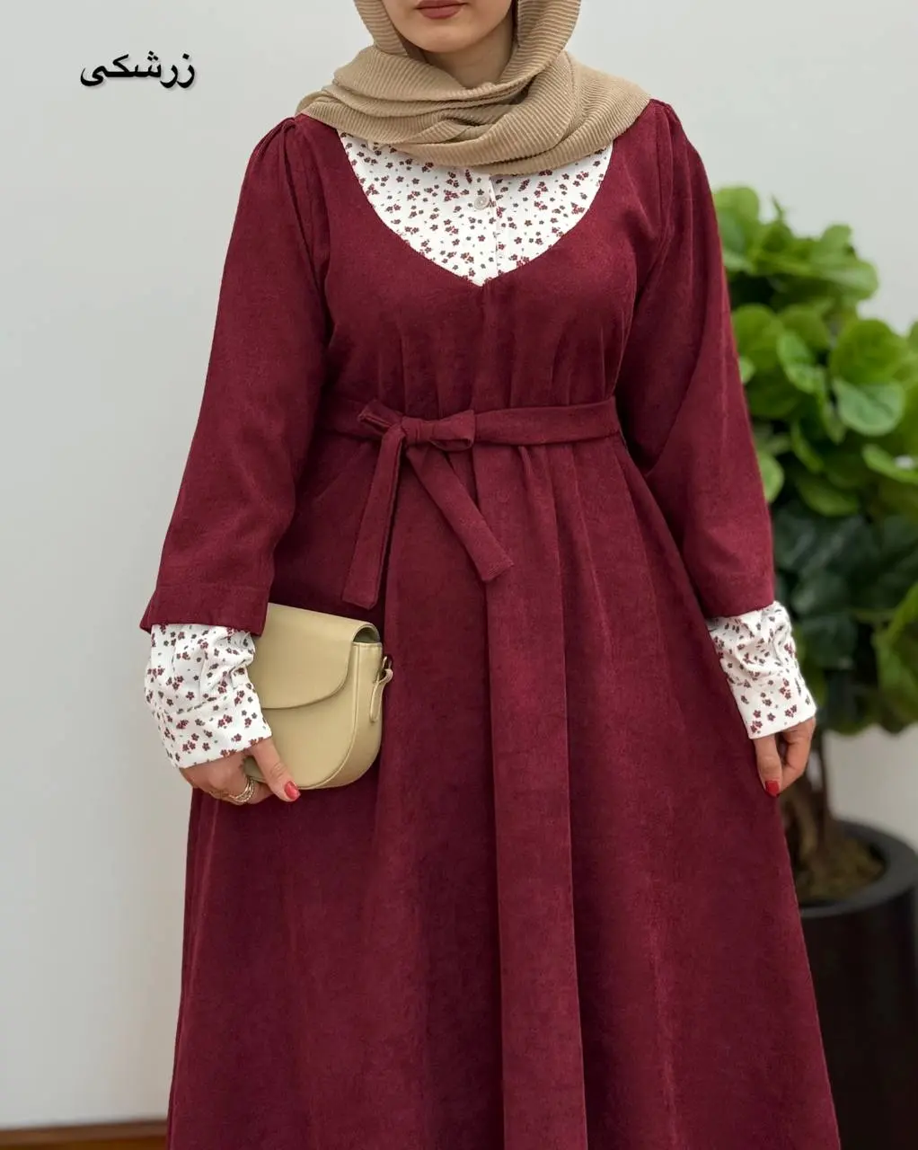 پیراهن مانتویی سوپر کلوش مهرانه ویژه یلدا